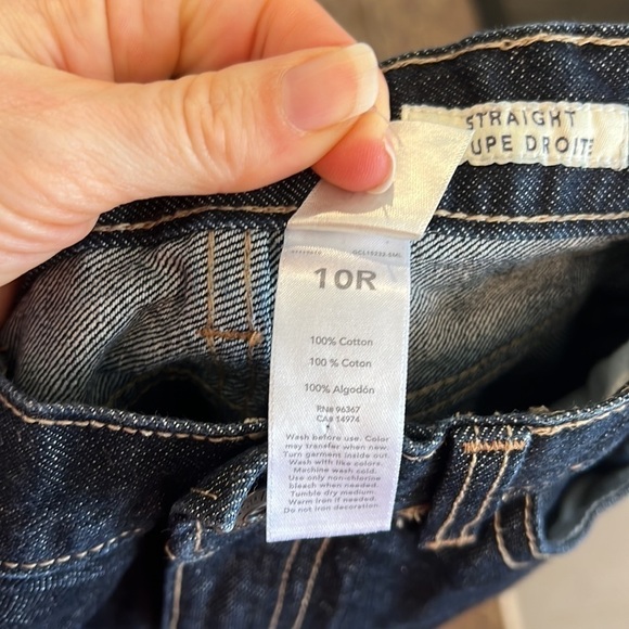 Osh Kosh Straight Cut Dark Wash Jeans Sz: 10R - Picture 9 of 10